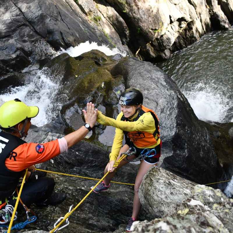 a man in a raft on the water
